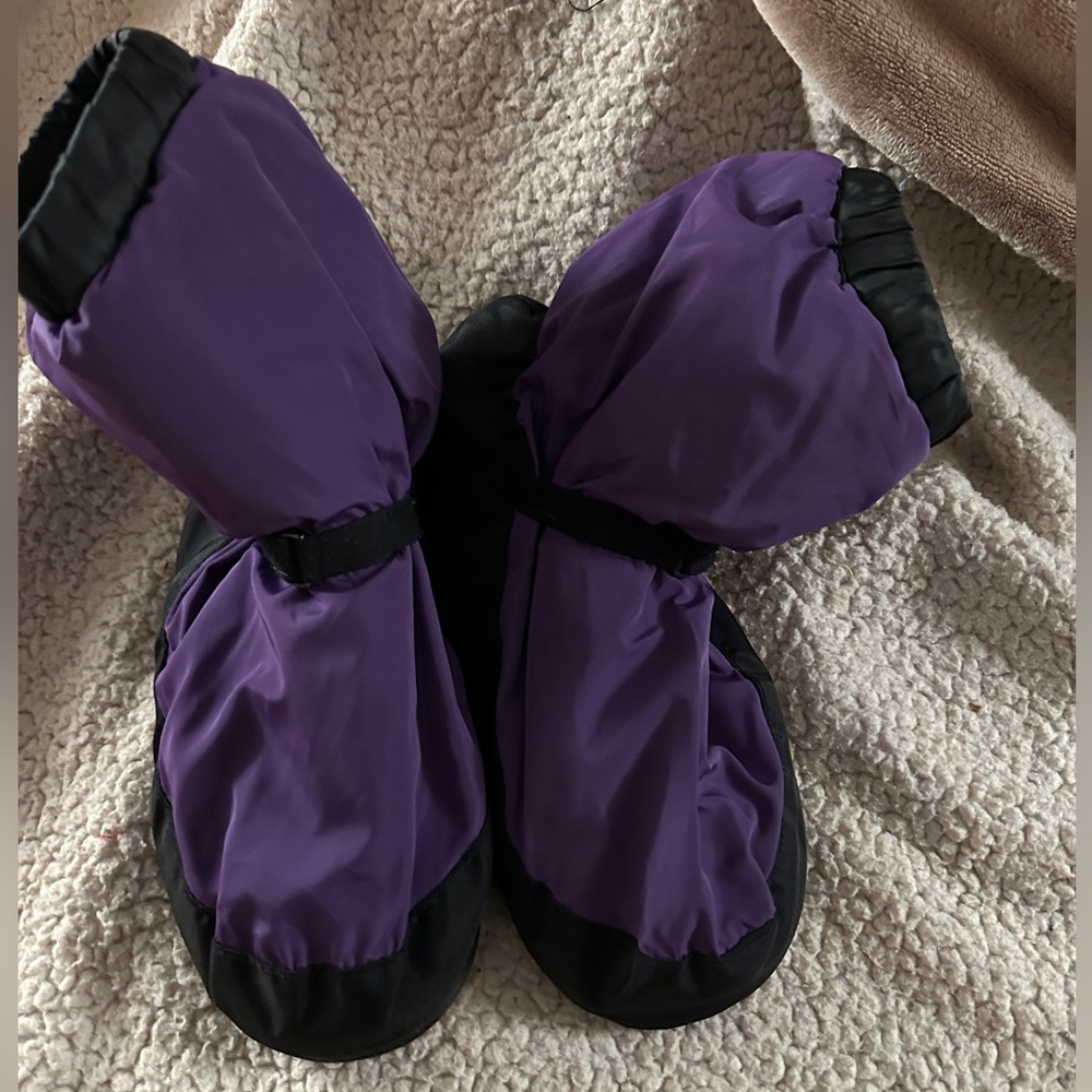Bloch Ballet Lina & Max Purple and Black Booties